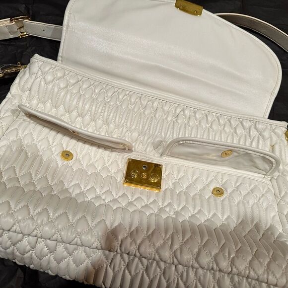 Big Buddha bag/White Satchel/16”x10”x5.5” - Picture 8 of 11